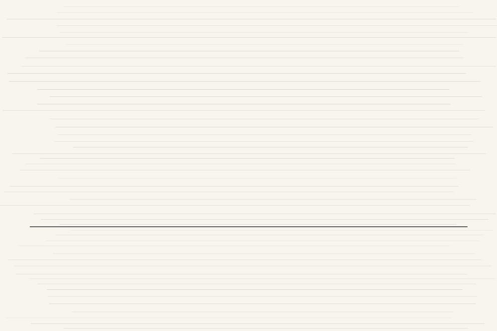 A ledger page ruled with thin horizontal lines.